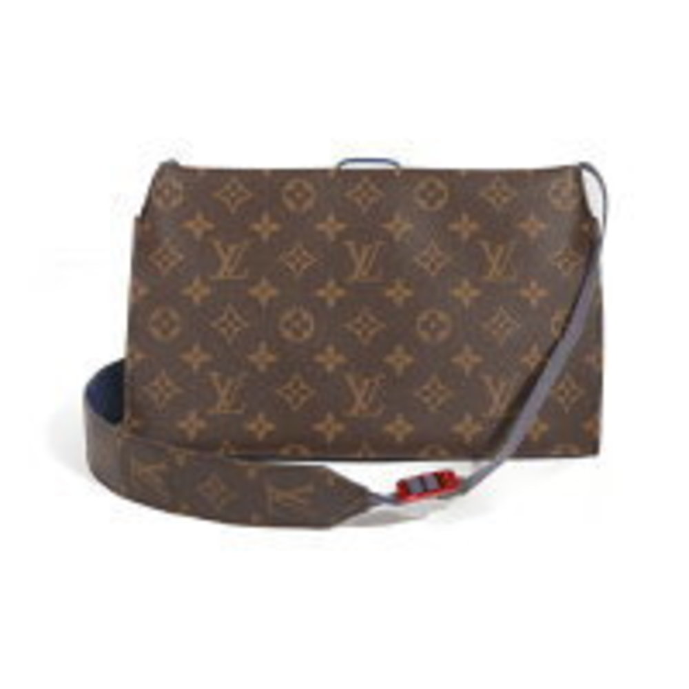 Louis Vuitton Monogram Split Brown Blue Canvas Sa… - image 2